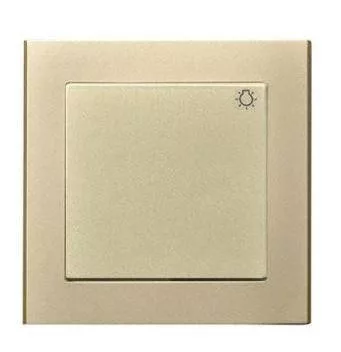 Sonata nyomókapcsoló lámpajellel Pezsgőarany