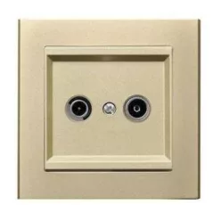 Sonata TV-R csatlakozó végzáró Pezsgőarany