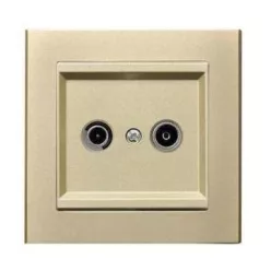 Sonata TV csatlakozó csillagpontos Pezsgőarany