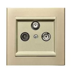 Sonata TV-R-SAT csatlakozó 1,5-2 dB Pezsgőarany