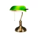 Bankár asztali lámpa (E27) zöld