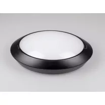 Led lámpa 1350 fekete 12W meleg fehér