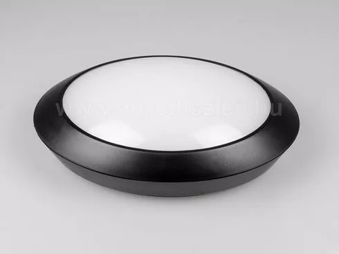 Led lámpa 1350 fekete 12W meleg fehér