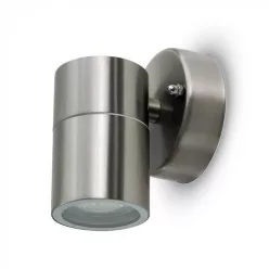 Inox Wally oldalfali lámpatest, GU10, 1 irányú