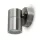 Inox Wally oldalfali lámpatest, GU10, 1 irányú
