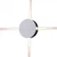 4-Sides-R oldalfali LED lámpatest, 4W, Fehér, meleg fehér