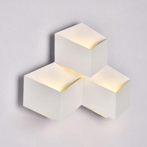 Design fehér led lámpatest 9W természetes fehér