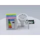 LED lámpa GU10 (4W/25°) RGB és színhőmérséklet vezérlő+távirányítható
