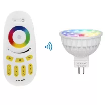   LED lámpa MR16 (4W/25°) - RGB+színhőmérséklet vezérlő