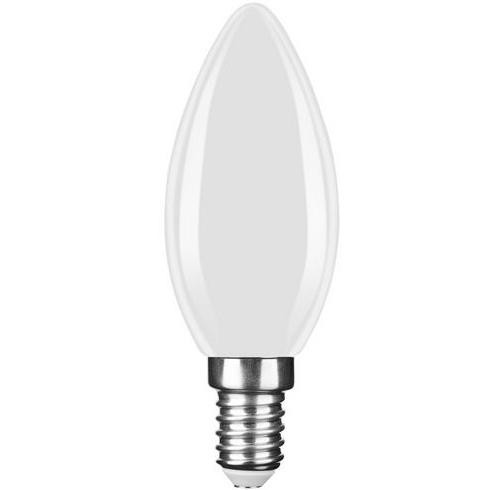 LED lámpa E14 gyertya filament meleg fehér 4W 360°