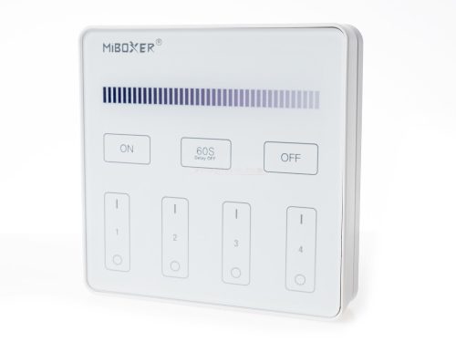 Fali B1W csoport fali fényerőszabályzó vezérlő elemes fehér