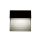 Lépcsővilágító StepLight-L LED lámpa 3W - négyzet - fekete - természetes fehér