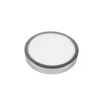 Led panel kör 12W falon kívüli króm meleg fehér