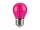 LED lámpa E27 filament (2W/300°) Kisgömb - pink