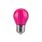 LED lámpa E27 filament (2W/300°) Kisgömb - pink