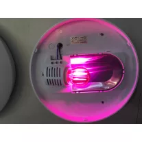 LED lámpa E27 filament (2W/300°) Kisgömb - pink