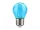 LED lámpa E27 filament (2W/300°) Kisgömb - kék