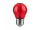 LED lámpa E27 filament (2W/300°) Kisgömb - piros
