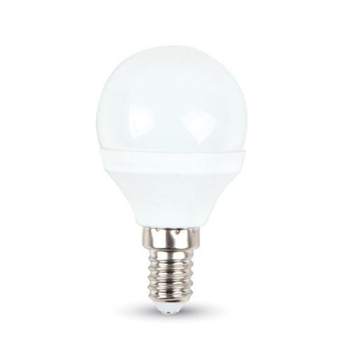 LED lámpa gömb E-14 5,5W hideg fehér
