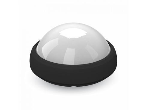 Dome-R kültéri LED lámpa - fekete 12W meleg fehér IP54