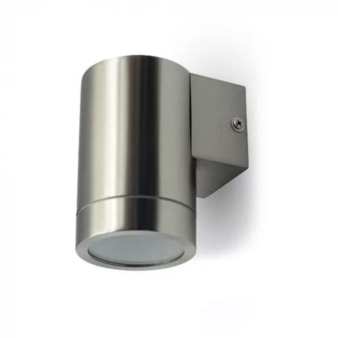 Inox Wand oldalfali lámpatest, GU10, 1 irányú