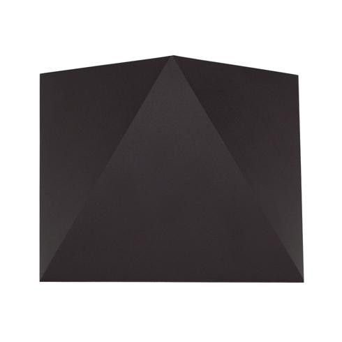 Triangles oldalfali dekor lámpatest, 5W, fekete , meleg fehér