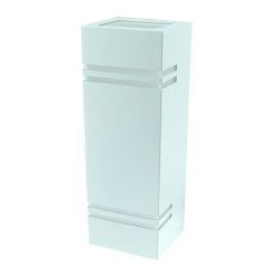 Biancolight Double-3 oldalfali lámpatest, 2xGU10, fehér