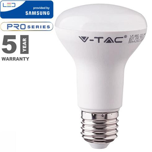 LED lámpa E27 (8W/120°) Reflektor R63 - hideg fehér PRO Samsung