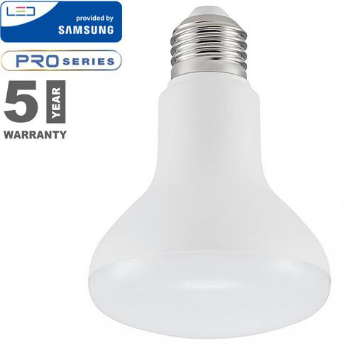 LED lámpa E27 (10W/120°) R80, hideg fehér PRO Samsung