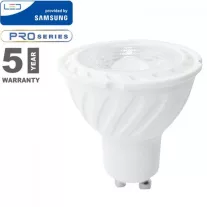 LED lámpa GU10 (7W/38°) meleg fehér PRO Samsung