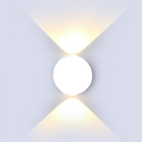 Orb oldalfali dekor lámpatest, 6W, fehér, meleg fehér