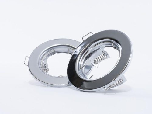 Spot lámpatest, kör alakú, fix, króm ( kettessével rendelhető )