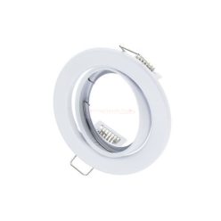   Billenthető Olcsó spot lámpatest, kör alakú, fehér - kettesével rendelhető