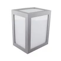   Cube oldalfali dekor lámpatest, 12W, szürke, természetes fehér