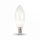 LED Gyertya lámpa E27  (5,5Watt/200°) PRO - hideg fehér
