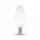 LED Gyertya lámpa E27  (5,5Watt/200°) PRO - hideg fehér