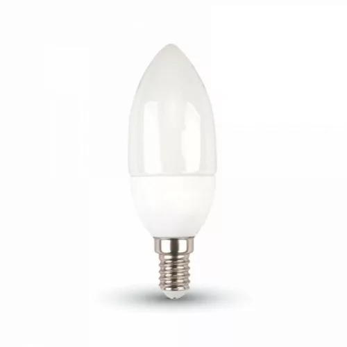 LED Gyertya lámpa E27  (5,5Watt/200°) PRO - hideg fehér