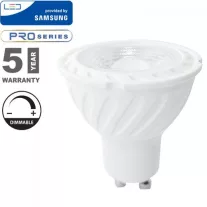   LED lámpa GU10 (6,5W/110°) Dimmelhető - hideg fehér PRO Samsung