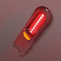   Mágneses steklámpa COB + SMD LED-del, akasztóval - vészjelzővel