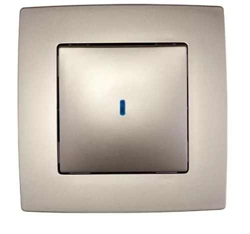 Elmark City váltókapcsoló 106-os pezsgő jelzőfénnyel