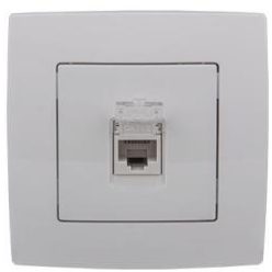 Elmark City számítógép dugalj fehér RJ45 CAT6E