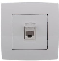 Elmark City számítógép dugalj fehér RJ45 CAT6E