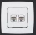 Elmark City telefon RJ11+ számítógép RJ45 dugalj