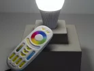 LED lámpa E27 9W Körte - RGB+CCT, FullColor - távirányítható