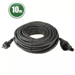   Hosszabbító lengő csatlakozó gumikábellel 10m 3x1,5mm2 vezeték!
