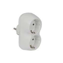 Elmark hálózati elosztó 2-es  fehér 16A 3500W