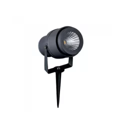   Leszúrható LED reflektorlámpa 12 Watt - meleg fehér szürke, IP65