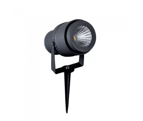 Leszúrható LED reflektorlámpa 12 Watt - meleg fehér szürke, IP65