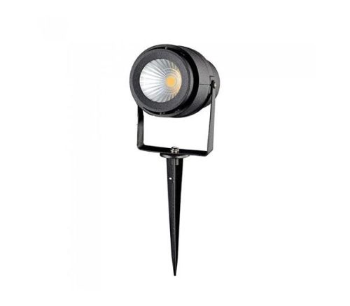 Leszúrható LED reflektorlámpa 12 Watt - természetes fehér fekete, IP65