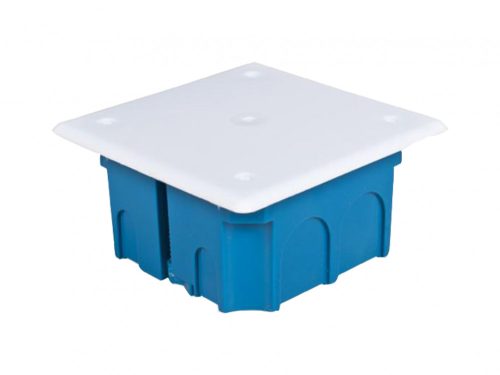 Süllyesztett elosztódoboz gipszkartonhoz, 100x100x45mm